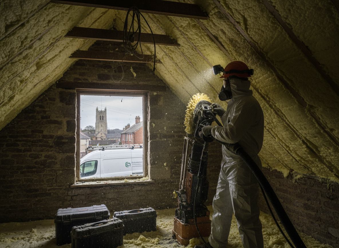 24/7 Spray Foam Removal in Yeovil, Somerset
